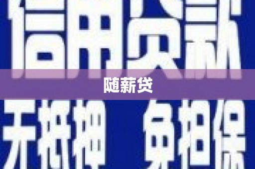 大冶随薪贷