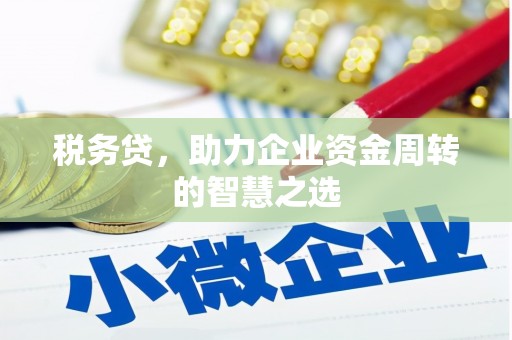大冶税务贷，助力企业资金周转的智慧之选