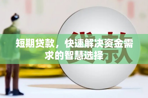 大冶短期贷款，快速解决资金需求的智慧选择