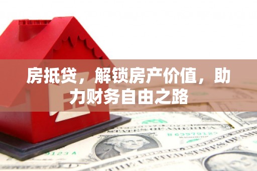 大冶房抵贷，解锁房产价值，助力财务自由之路