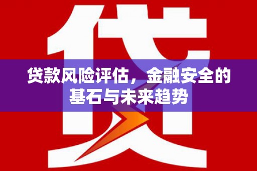 大冶贷款风险评估，金融安全的基石与未来趋势