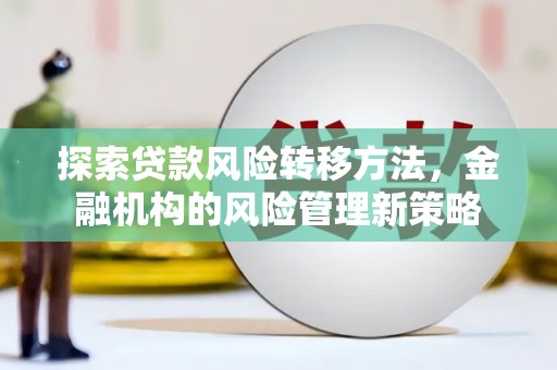 大冶探索贷款风险转移方法，金融机构的风险管理新策略
