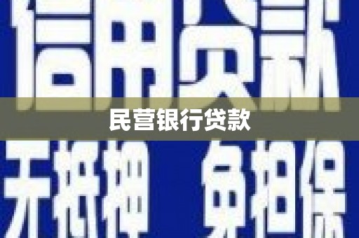 大冶民营银行贷款