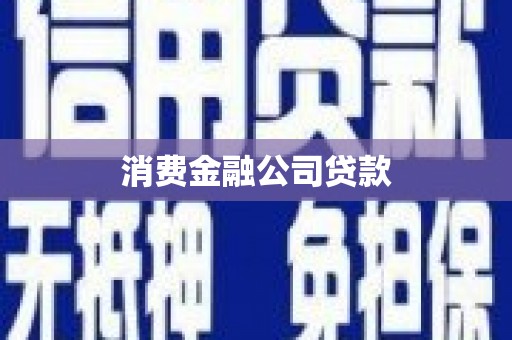 大冶消费金融公司贷款