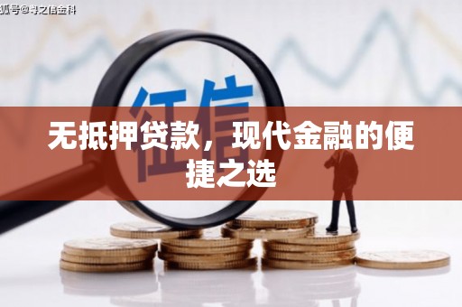 大冶无抵押贷款，现代金融的便捷之选
