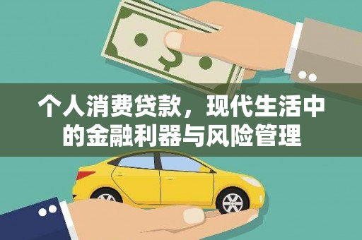 大冶个人消费贷款，现代生活中的金融利器与风险管理