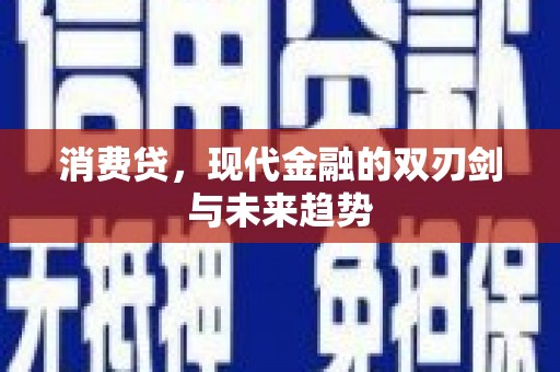 大冶消费贷，现代金融的双刃剑与未来趋势