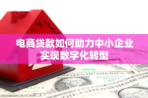 大冶电商贷款如何助力中小企业实现数字化转型
