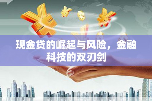 大冶现金贷的崛起与风险，金融科技的双刃剑