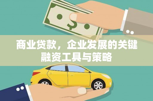 大冶商业贷款，企业发展的关键融资工具与策略