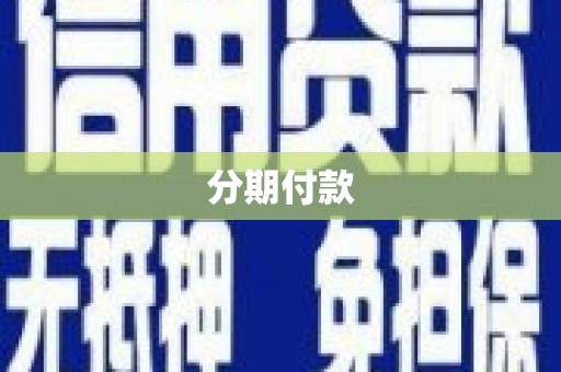 大冶分期付款