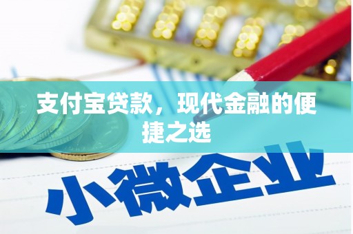 大冶支付宝贷款，现代金融的便捷之选