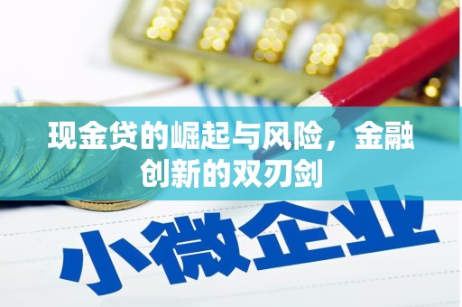 大冶现金贷的崛起与风险，金融创新的双刃剑