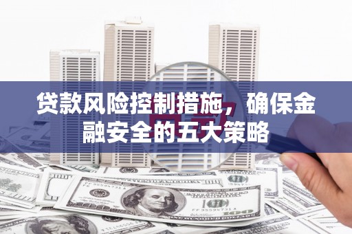 大冶贷款风险控制措施，确保金融安全的五大策略