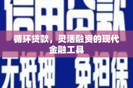 大冶循环贷款，灵活融资的现代金融工具