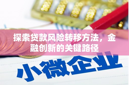 大冶探索贷款风险转移方法，金融创新的关键路径