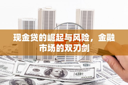 大冶现金贷的崛起与风险，金融市场的双刃剑