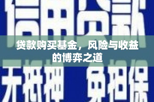 大冶贷款购买基金，风险与收益的博弈之道