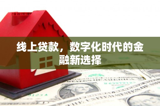 大冶线上贷款，数字化时代的金融新选择