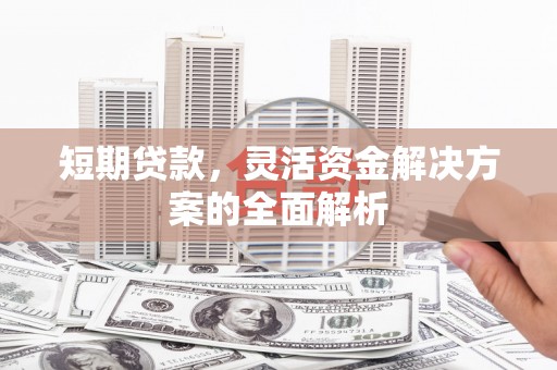 大冶短期贷款，灵活资金解决方案的全面解析