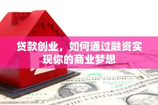 大冶贷款创业，如何通过融资实现你的商业梦想