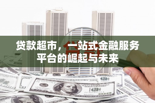 大冶贷款超市，一站式金融服务平台的崛起与未来