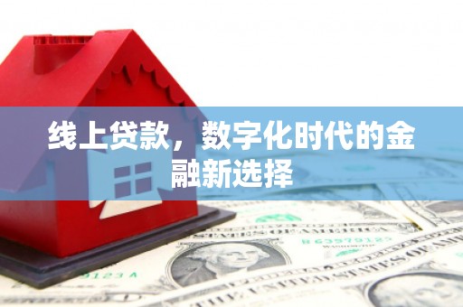 大冶线上贷款，数字化时代的金融新选择
