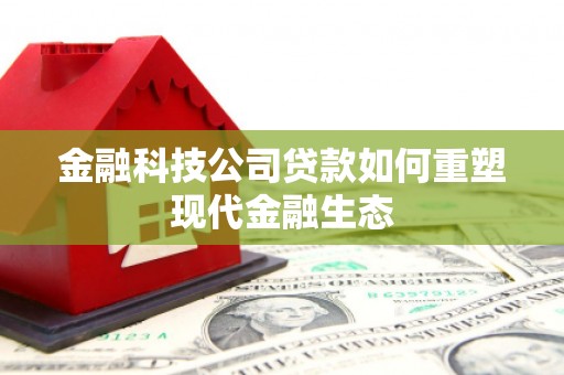 大冶金融科技公司贷款如何重塑现代金融生态