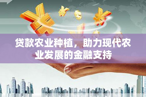 大冶贷款农业种植，助力现代农业发展的金融支持